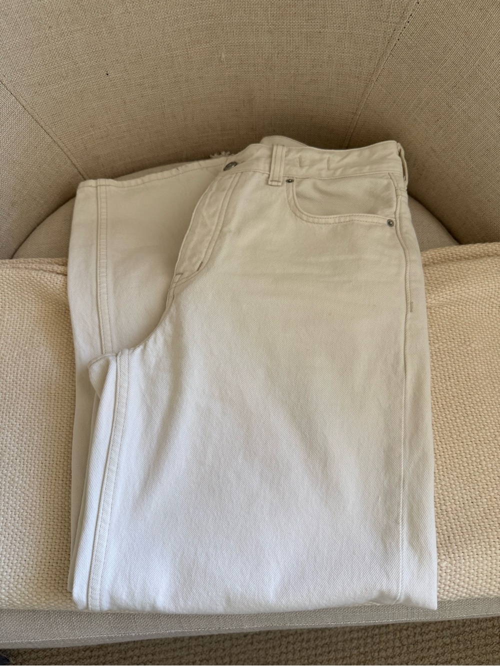 Madewell Darted Barrel Women Jeans in Vintage Canvas 26 - Picture 4 of 5